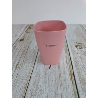 Hynrhnd Pink Plastic Cup for Kids and Adults, Reusable and Durable Drinking Cup, Lightweight and BPA-Free